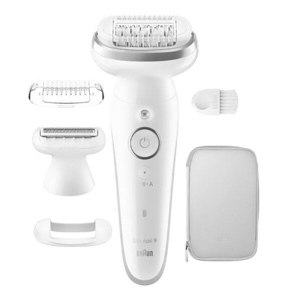 Braun 3-In-1 Silk-epil 9 Wet & Dry Epilator, 50 Minutes Runtime, SE-9041