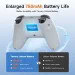 EasySMX® X05 Multiplatform Gaming Controller with Hall Effect Joysticks – Black - Image 5