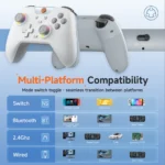 EasySMX® X05 Multiplatform Gaming Controller with Hall Effect Joysticks – Black - Image 9