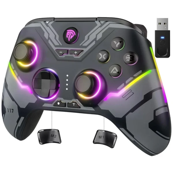 EasySMX® X15 RGB Controller With Hall Trigger and Hall Joystick – Mecha