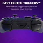 PDP Victrix Pro BFG Wireless Gaming Controller for Playstation 5 / PS5, PS4, PC, Modular Esports Gamepad, Remappable Buttons, Customizable Triggers/Paddles/D-Pad/Fightpad, PC App, Black - Image 4