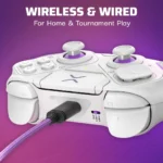 PDP Victrix Pro BFG Wireless Gaming Controller for Playstation 5 / PS5, PS4, PC, Modular Esports Gamepad, Remappable Buttons, Customizable Triggers/Paddles/D-Pad/Fightpad, PC App, White - Image 12