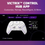 PDP Victrix Pro BFG Wireless Gaming Controller for Playstation 5 / PS5, PS4, PC, Modular Esports Gamepad, Remappable Buttons, Customizable Triggers/Paddles/D-Pad/Fightpad, PC App, White - Image 13