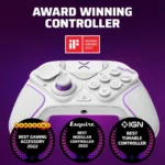 PDP Victrix Pro BFG Wireless Gaming Controller for Playstation 5 / PS5, PS4, PC, Modular Esports Gamepad, Remappable Buttons, Customizable Triggers/Paddles/D-Pad/Fightpad, PC App, White - Image 14