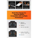 PXN A11 Gaming Steering Wheel Foldable Stand - Image 3