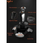 PXN F16 Wired Flight Stick Joystick Controller - Image 4
