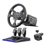 PXN V99 Gaming Racing Steering Wheel – Black