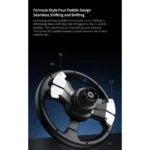 PXN V99 Gaming Racing Steering Wheel – Black - Image 4