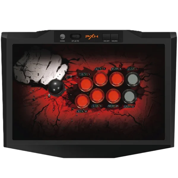 PXN X9 Arcade Fight Stick Joystick, Multi-Platform Fighting Game Controller with Turbo, Macro & DIY Buttons for PC, PS4, PS3, Xbox Series X|S, Xbox One, Switch & Android TV