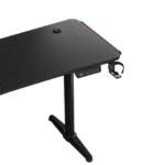 Anda Seat Terminator Electric Gaming Desk, Adjustable Carbon Fiber Texture Tabletop RGB – Black - Image 4