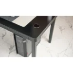 MXG Creatorlift Ergonomic Height Adjustable Motorized Desk with Drawer, Wireless Charger & Cable Management Tray – Black - Image 4