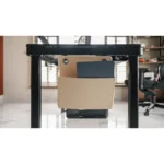 MXG Creatorlift Ergonomic Height Adjustable Motorized Desk with Drawer, Wireless Charger & Cable Management Tray – Black - Image 5